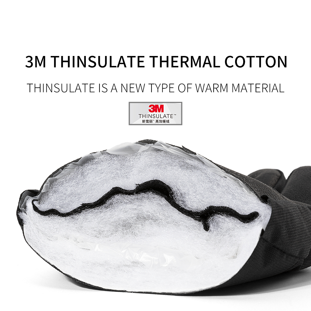 Copozz ผู้ชายผู้หญิงถุงมือสกีฤดูหนาวกันน้ํา Ultralight ถุงมือสโนว์บอร์ดรถจักรยานยนต์ขี่หิมะอุ่นถุงมือกันลม