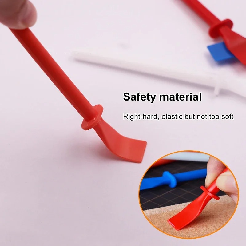 8–20 Stück Kleberstreuer, Polypropylen-Kleber-Ausstrich-Sticks-Applikator, Malerei-Schaber für handgefertigte DIY-Kunst-Leder-Bastelwerkzeuge