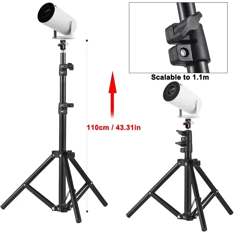 Universal 110 cm Tragbare Halterung Stativ Für Magcubic HY300 Pro HY320 Mini Projektor Halterung DITONG Einstellbare Unterstützung