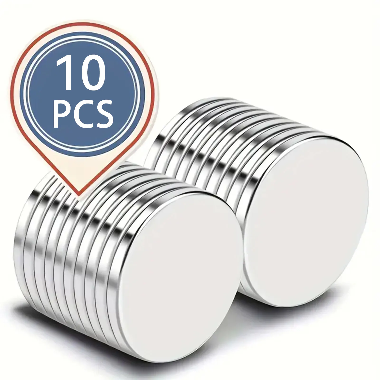 10 ชิ้น 15x2 มม.แม่เหล็กกลมสําหรับตู้เย็น,DIY,อาคาร,วิทยาศาสตร์,หัตถกรรม,การศึกษา