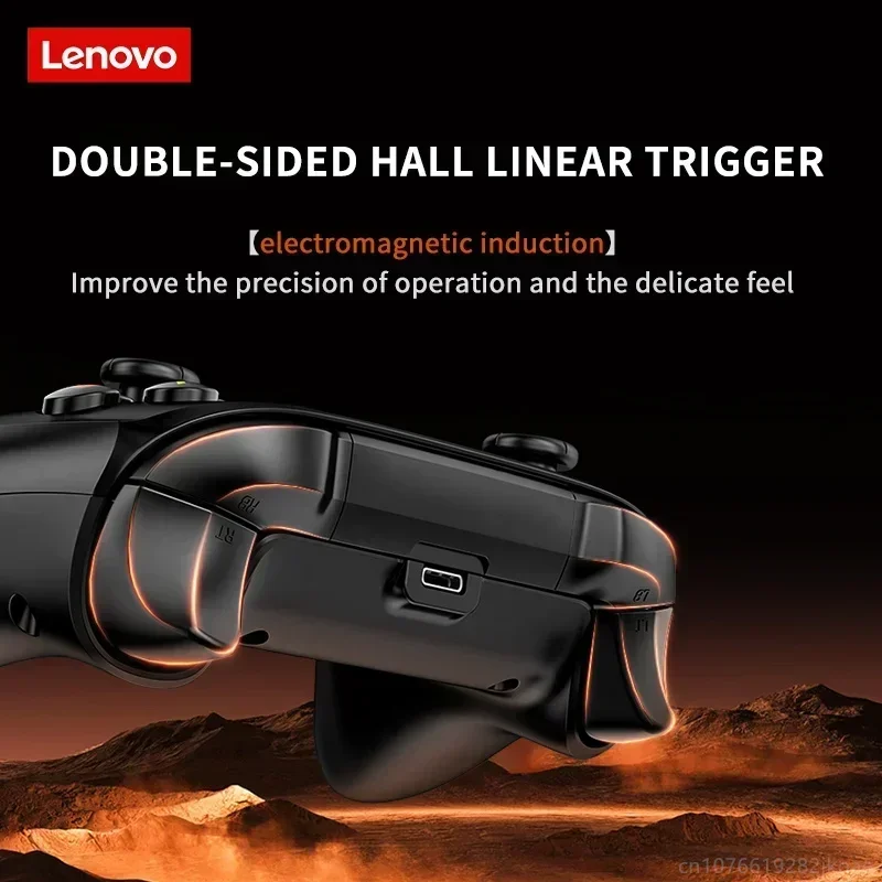 New Lenovo S02 Wireless Controller Bluetooth Gamepad for Nintendo Switch,PC,Android TV,IOS PC Joysticks Six-axis Dual Vibration