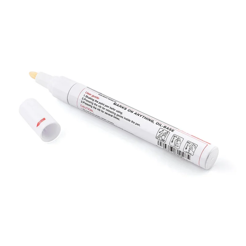 1 Chiếc Xe Bút Sơn Chống Thấm Nước Xe Bánh Lốp Xe Dầu Tranh Mark Bút Tự Động Cao Su Lốp Tmark CD Kim Loại Thường Trực sơn Đánh Dấu