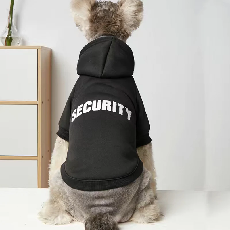 Ropa para perros, sudadera cálida de invierno con capucha para perros, suéter para perros pequeños y medianos, talla S-9XL, cómoda, además de terciopelo cálido