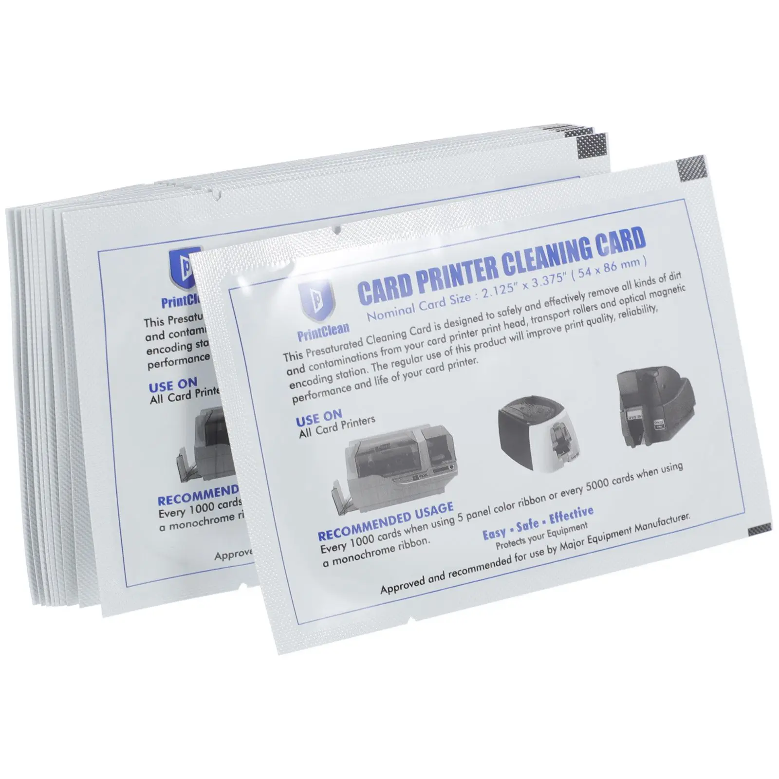 10 szt. Karta czyszcząca czytnik kart wielokrotnego użytku Cleaner karty z głowicą magnetyczną do terminali Pos System kart inteligentnych Pos Machine