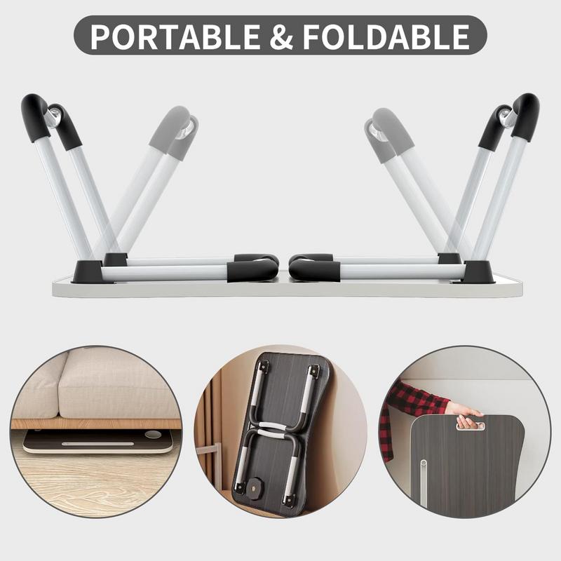 Suporte de mesa portátil dobrável antiderrapante, Lap Standing Desk, Suporte para notebook, Suporte para leitura, Sofá, Sofá, Escrita de chão