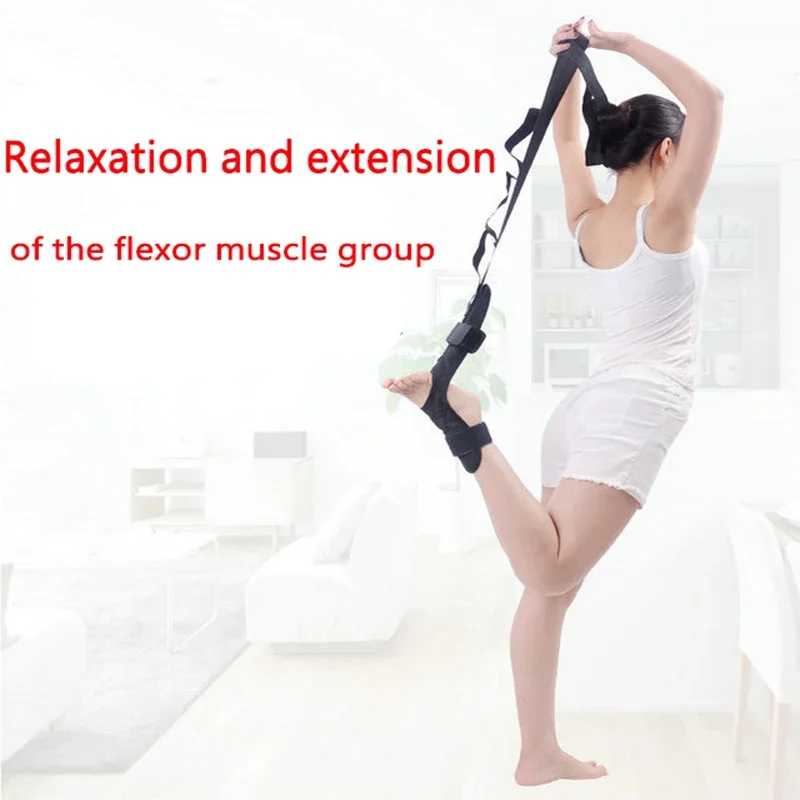 โยคะเอ็นยืดเข็มขัดเท้าฟื้นฟูสายรัด Plantar Fasciitis ขาเท้าข้อเท้าแก้ไขกีฬา Rop