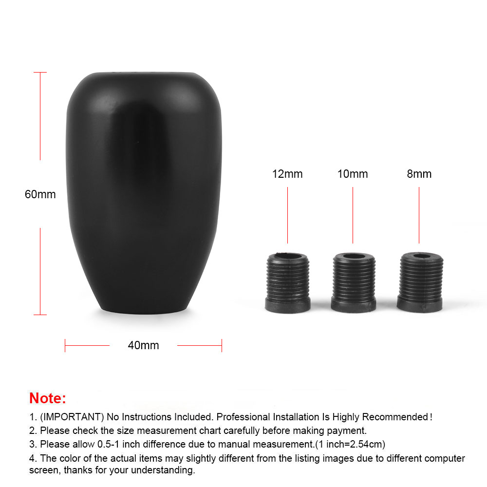 レーシングユニバーサル 6 スピード車のギアシフトノブマニュアル自動 8 ミリメートル、10 ミリメートル、12 ミリメートルギアシフトレバーBX 102548