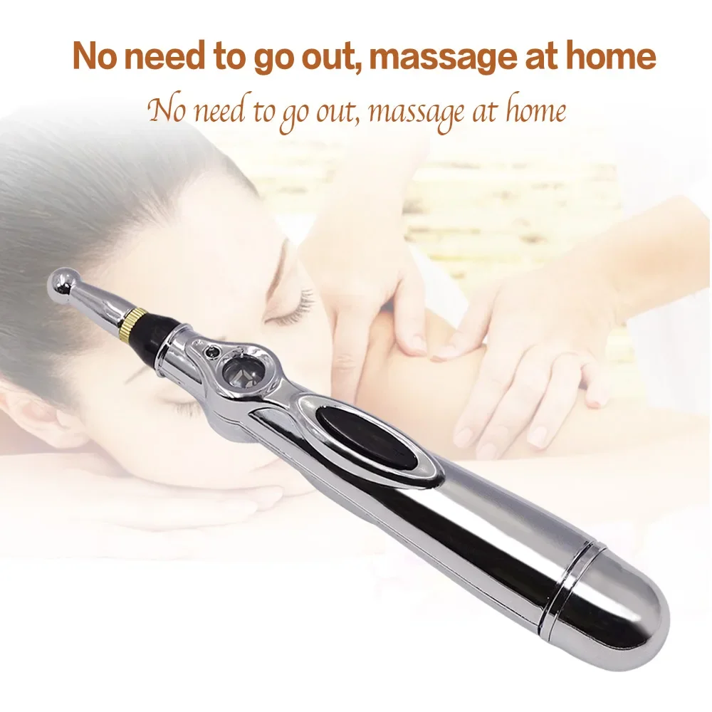 5-in-1 Massage Acupunctuur Pen Elektronische Acupunctuurpunt Pen Laser Meridiaan Energie Puls Massage Pen Multifunctionele Massager