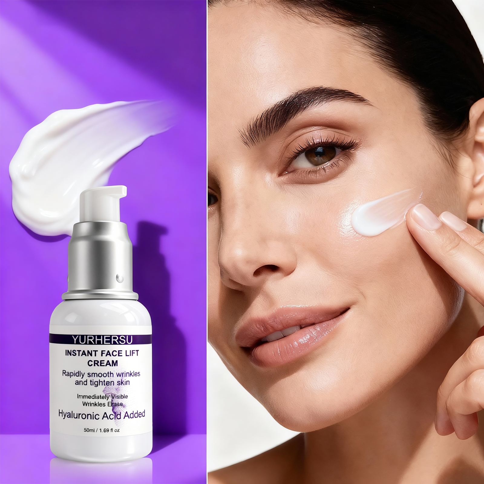 Retinol Tightening Cream for Face and Neck, Anti Sagging and Wrinkle Filling Day Night