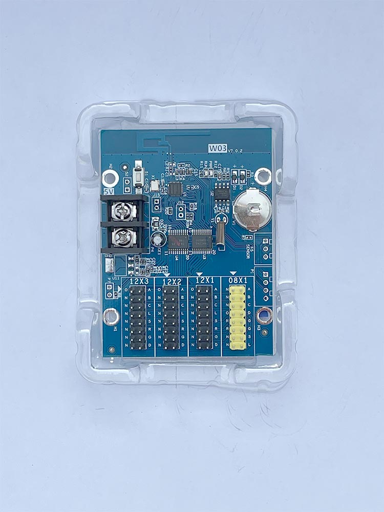 Huidu-Panel LED de un solo Color HD-W03, tarjeta de Control WiFi para teléfono móvil, pantalla LED, visualización de píxeles, placa base de animación
