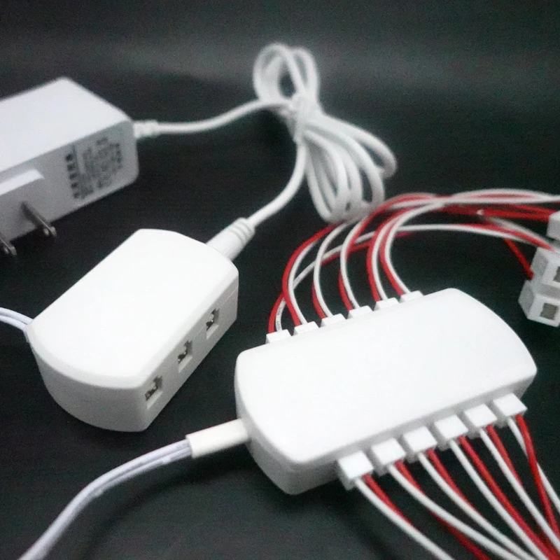 17 พอร์ตเอาต์พุตรวมแหล่งจ่ายไฟ 3 V/12 V AC/DC อะแดปเตอร์รถไฟ/รถไฟ/รถไฟรูปแบบชุดการเชื่อมต่อแสง