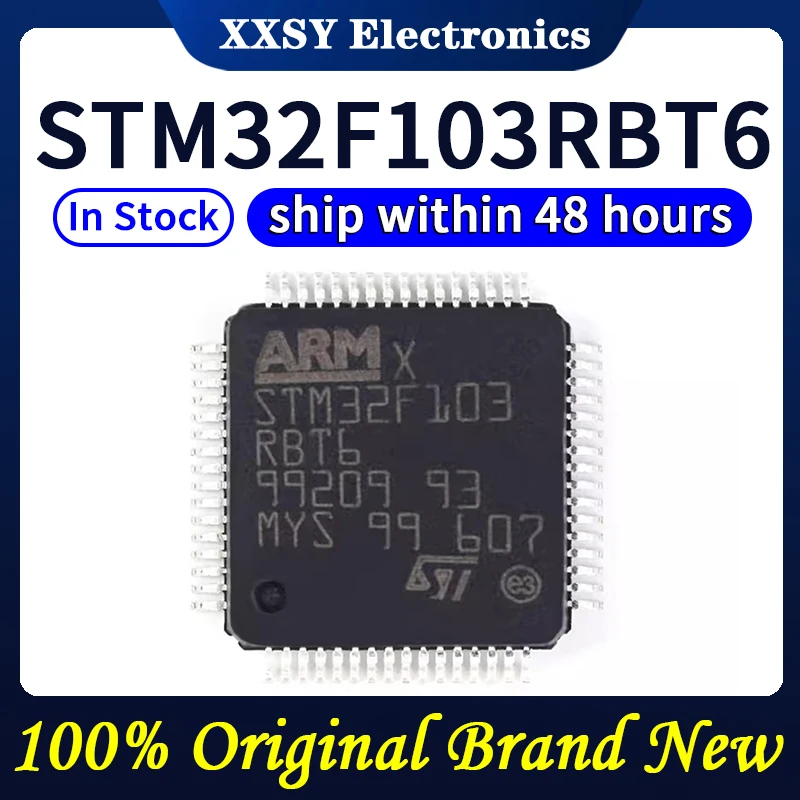 STM32F103C8T6 STM32F103CBT6 STM32F103C6T6A STM32F103RBT6 STM32F103RCT6 STM32F103RDT6 Disponibile 100% originale e nuovo