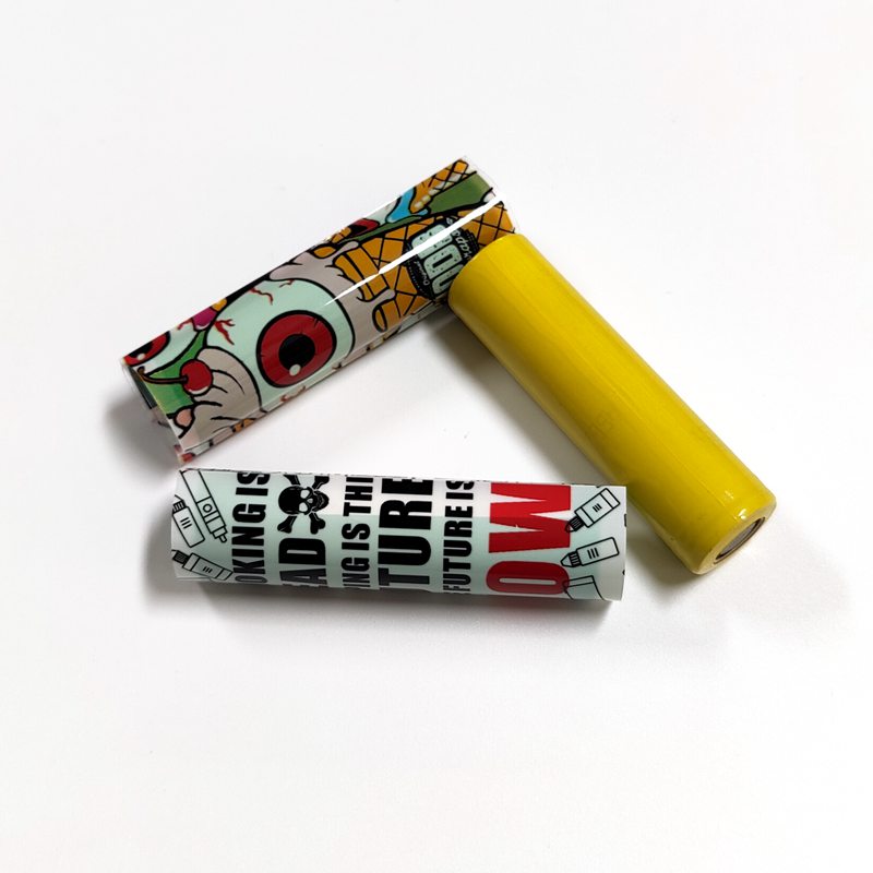 5PCS 18650/21700 Battery Wraps PVC Stciker Battery Packaging Protective Ring Shrinkable Wrap Insulator