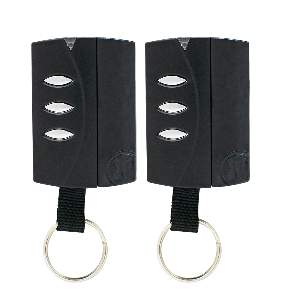PUJOL VARIO Mando a distancia para puerta de garaje, 2 piezas, 433,92 mhz, solo Compatible con PUJOL VARIO color negro
