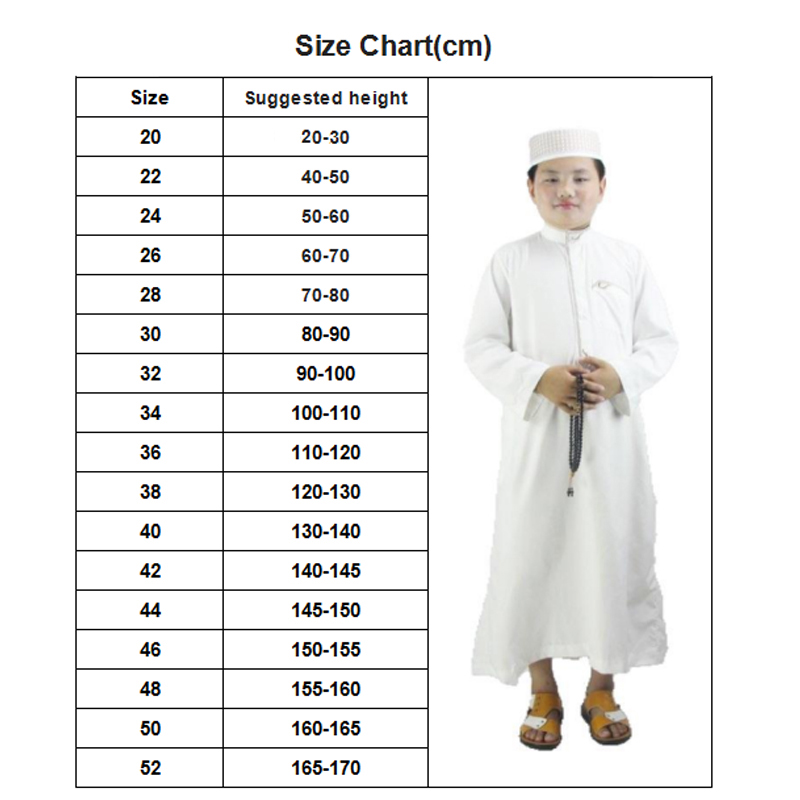 Junge muslimische Robe Polyester bequeme Juba Tobe islamische traditionelle Kleid bestickte Kleid Robe weiß Ramadan Gebets kleid