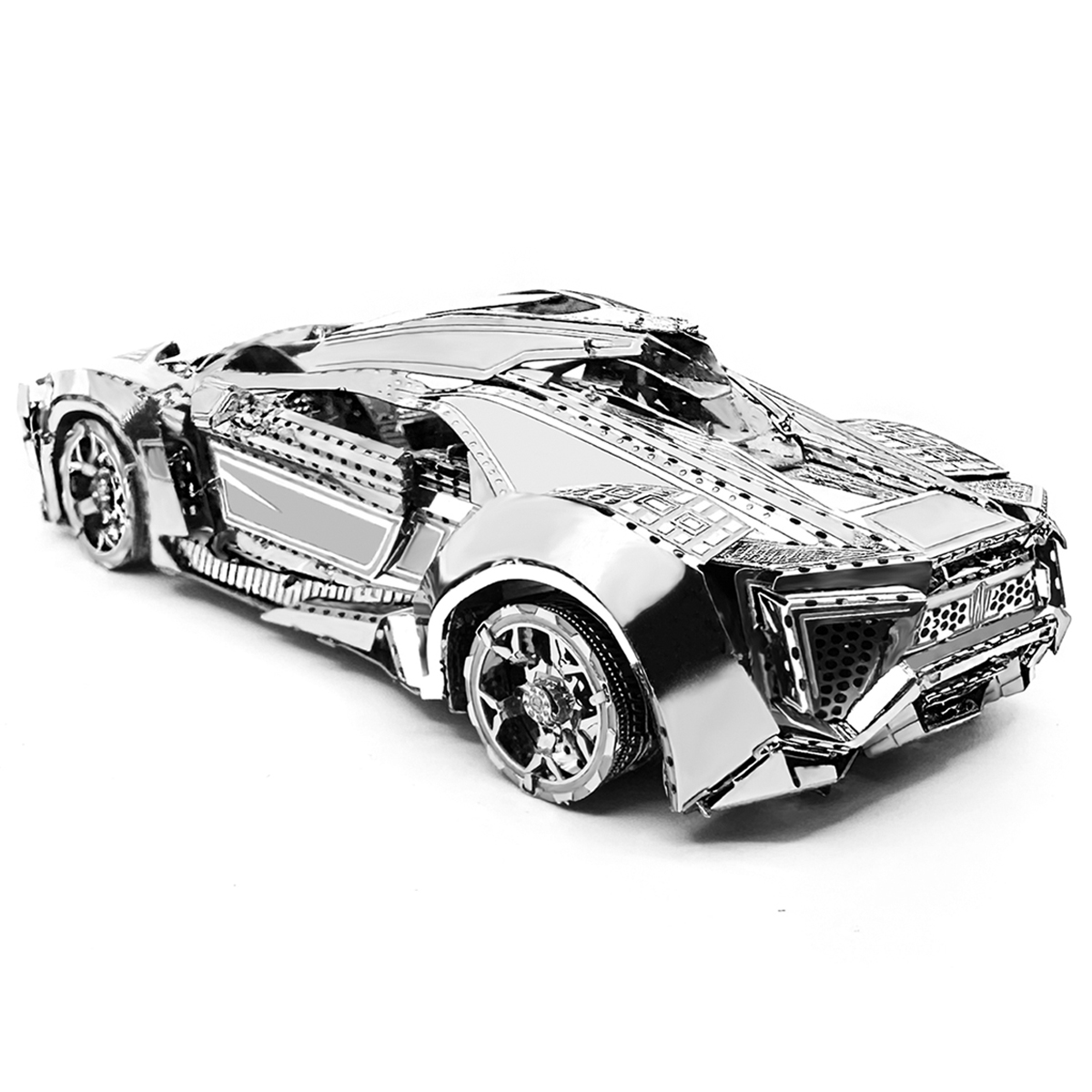 Coche deportivo para montar tu propio rompecabezas de Metal 3D, modelo ensamblado a mano de alta dificultad, DIY