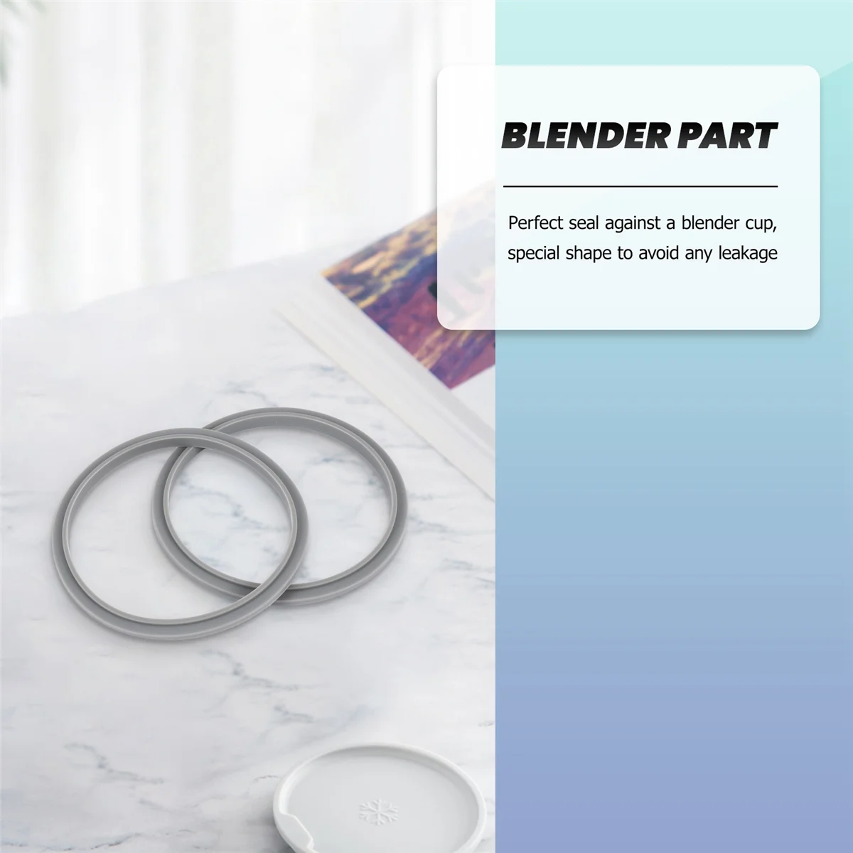 Junta de substituição com lábio para liquidificador, Speed Blender Part, 2 Pack Compatible Part