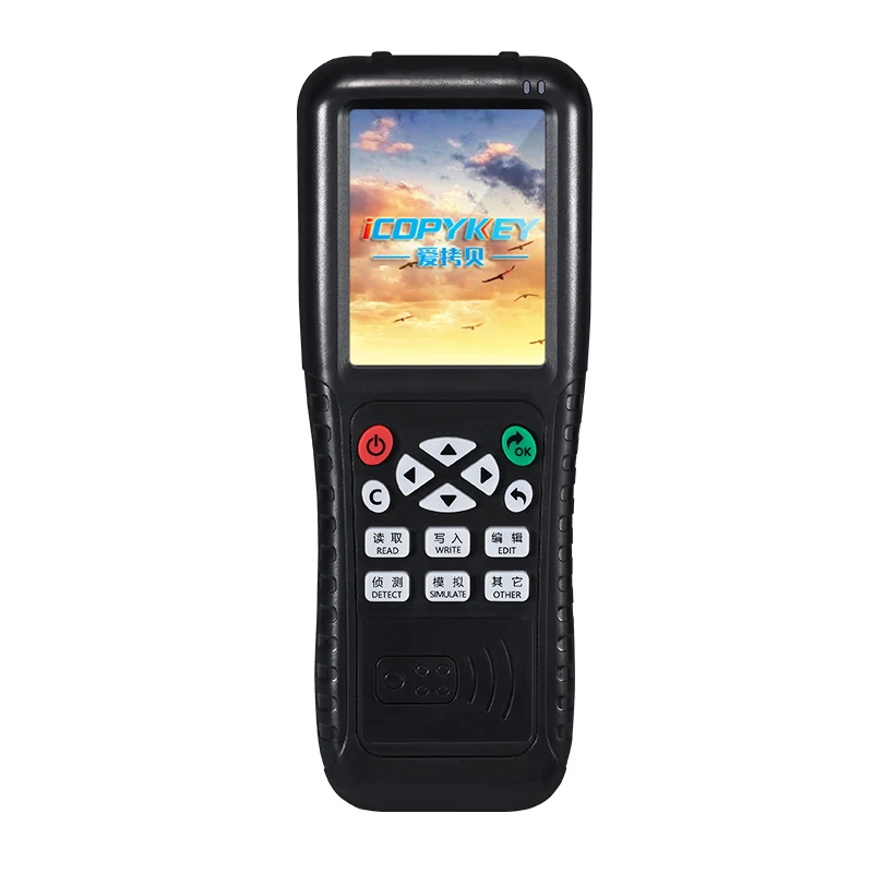 Lector de tarjetas inteligentes NFC 5YOA, fotocopiadora RFID, 125KHz, 13,56 MHz, programador Fob USB, copia de llave cifrada con transmisión de voz X100