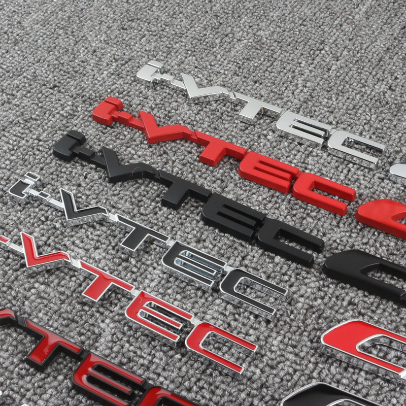 1X 3D VTEC iVTEC emblema de Metal insignia calcomanías pegatina de coche para Honda cb400 i-VTEC vfr800 cb750 Civic Accord Odyssey Spirior CRV SUV