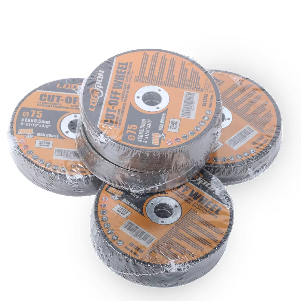 Loonpon 75mm/3 Zoll Harz schneid scheibe 9.5mm Bohrung Kreissäge blatt abgeschnittene Rad winkels chleif scheiben für Metall Edelstahl