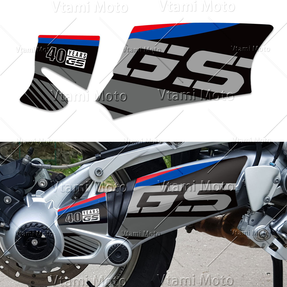 Защитная наклейка маятника мотоцикла, наклейка для R1200 GS 2004-2012 R1200GS Adventure 2004-2013, тройной черный, 40 лет GS