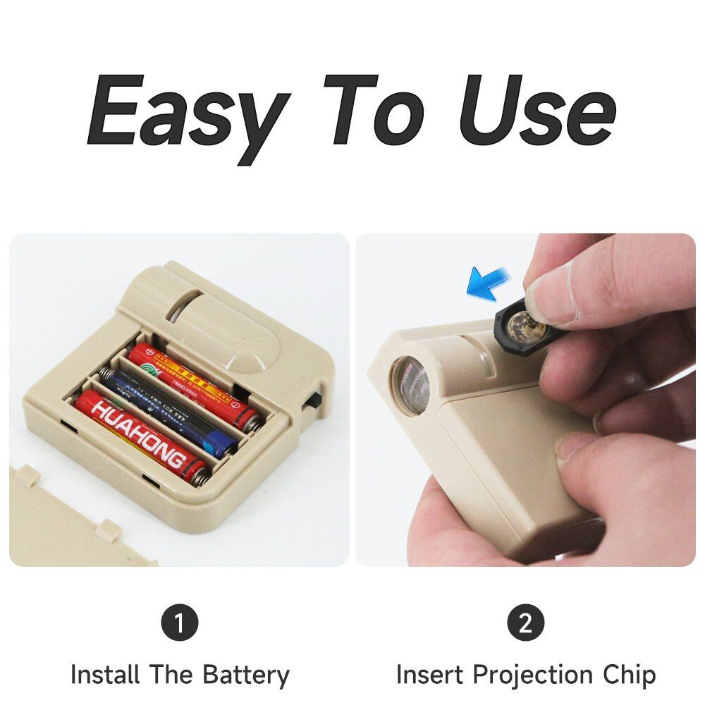 Проекционная лампа в виде планеты земли, 3*ААА, 6,1*6,1 см