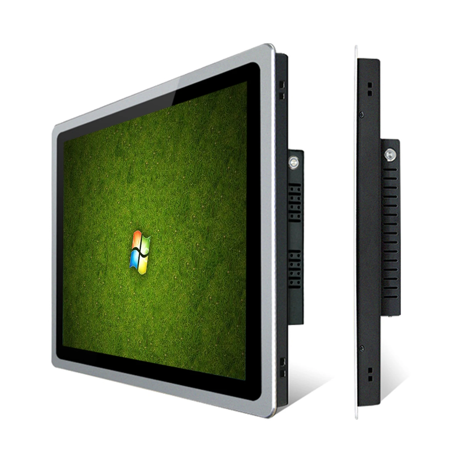 17 19 Computer PC all-in-one con pannello touch industriale da 21,5 pollici con touch screen capacitivo WiFi integrato RS232 com win10 pro