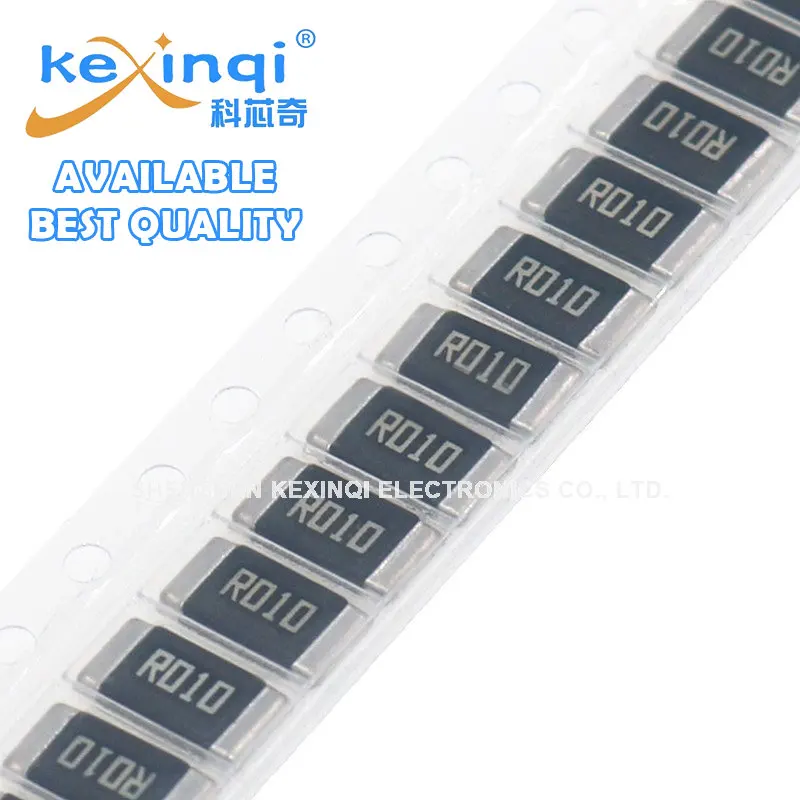 20 piezas resistencia de aleación SMD 2512 2W 1% 0.1R 0,1 ohm R100 R010 R020 R050 R100 R200 R220 R330 R470 R500 1R00 resistencia