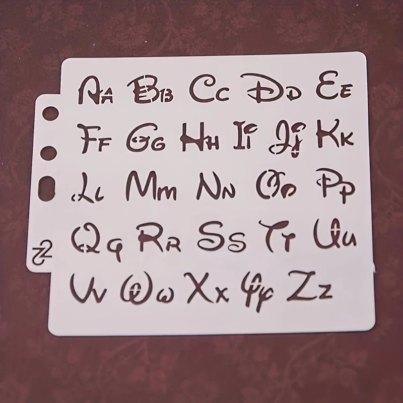 Plantillas de letras del alfabeto para manualidades, plantilla de pintura, álbum de recortes, estampado en relieve, tarjeta de álbum, tarjetas de papel decorativas en relieve