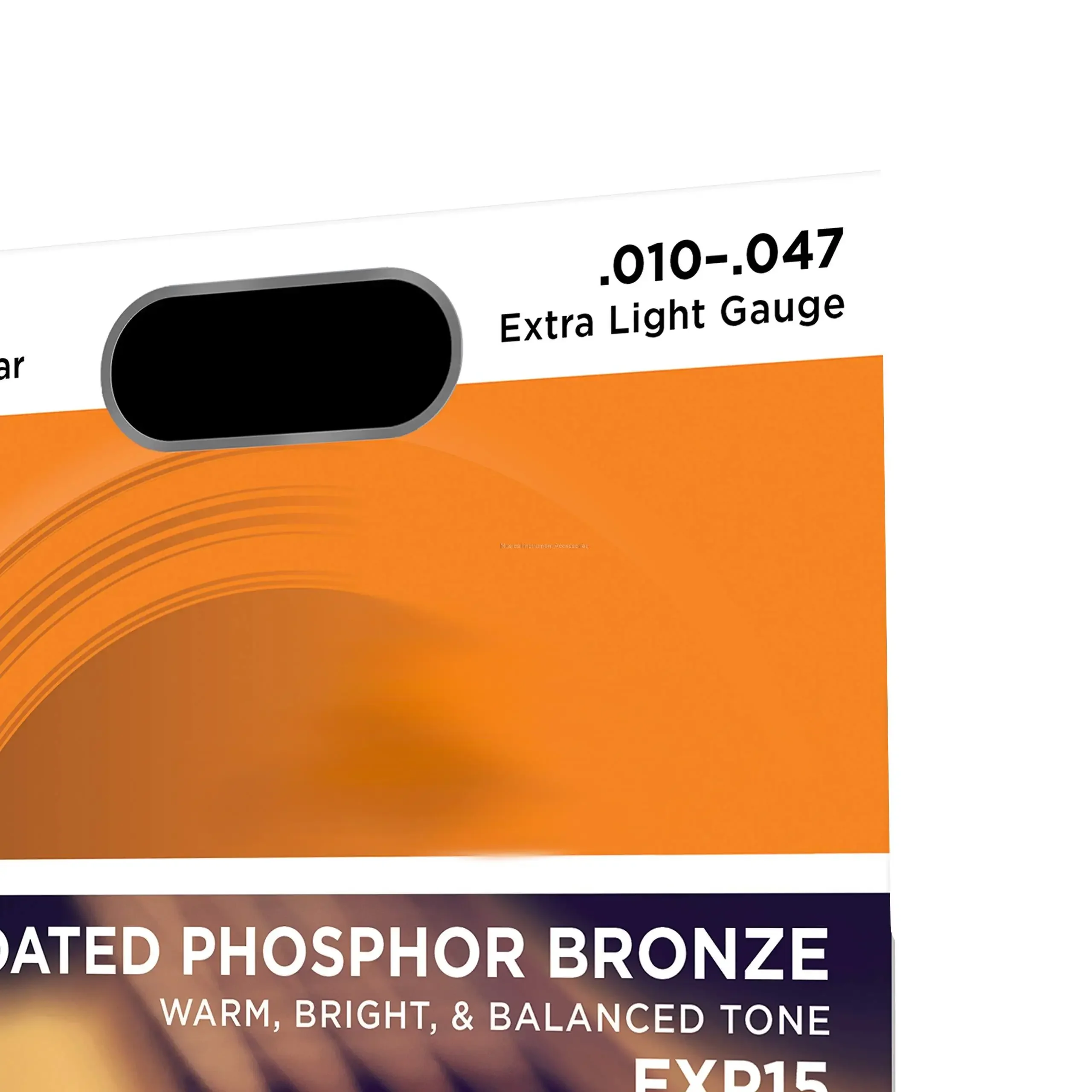 EXP15 เพลงอุปกรณ์เสริมเคลือบ Phosphor Bronze Extra Light สายกีตาร์ 10-47 สําหรับกีตาร์อะคูสติก 6 สายคนรักดนตรี Choice