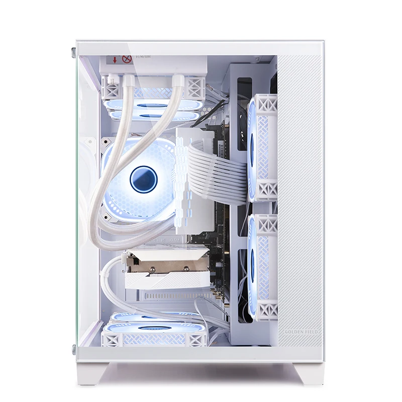 Jieshuo Gaming Desktop AMD Ryzen 5 5600GT  Radeon Vega 7 16GB DDR4 3200MHz 1TB M.2 NVMe 550W PSU Windows 11 Home WIFI Gaming PC