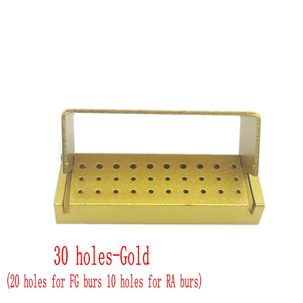 กล่องหัวกรอ15/30รูสำหรับงานทันตกรรมกล่องฆ่าเชื้อหม้อนึ่งอัดอลูมิเนียมหัวกรอเครื่องมือทันตแพทย์