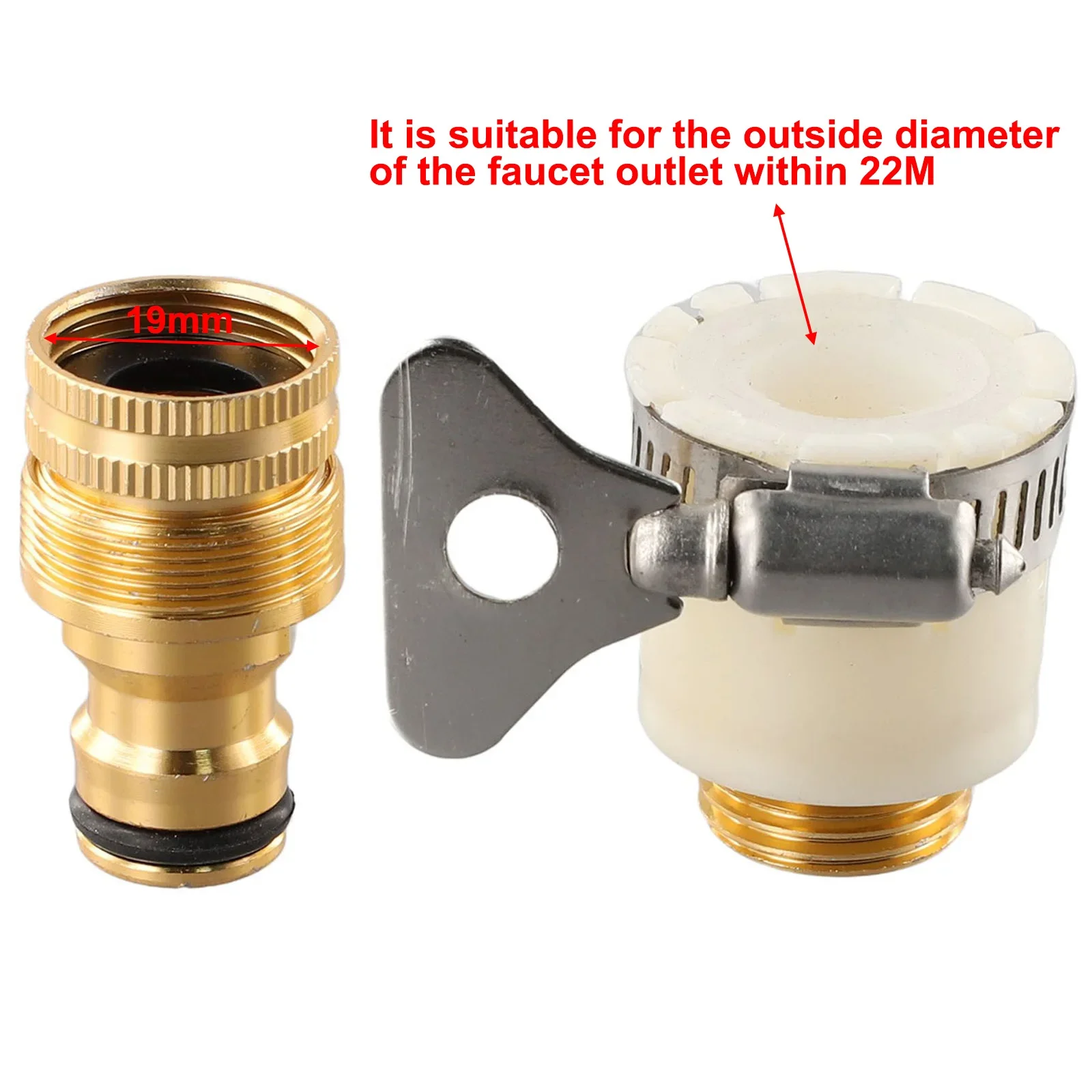 15-23mm Universal Hose Tap Adapters Faucet Tap Connector Garden Water Hose Pipe Fitting Faucet Adapter Watering Garden Tools