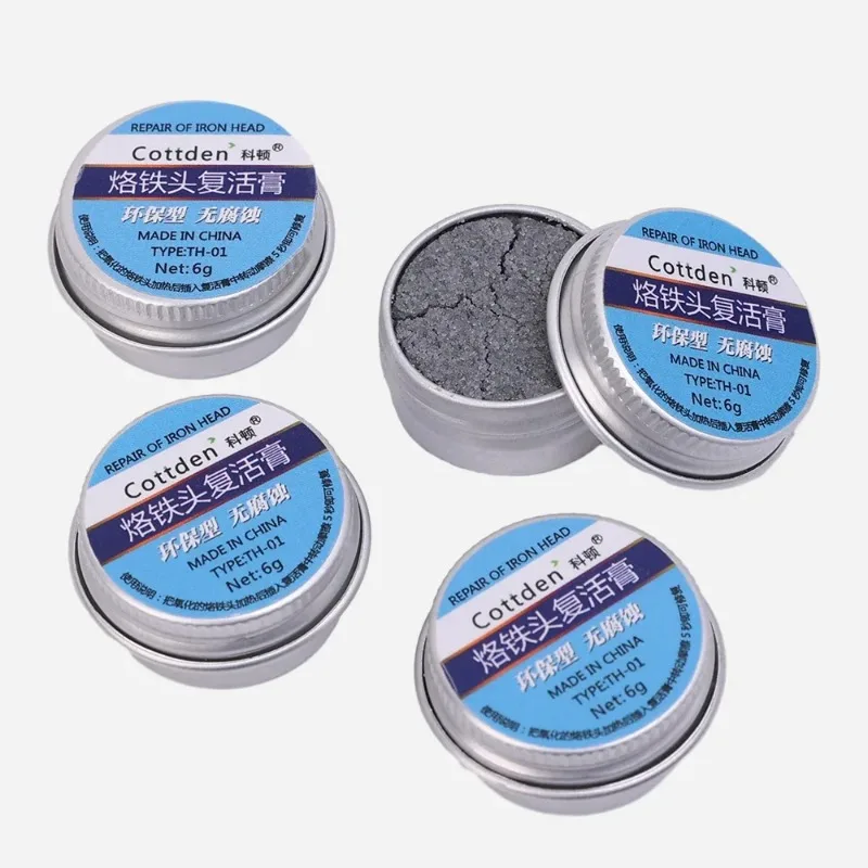 5/1Pcs Soldering Iron Tip Refresher Non-stick Tin Solder Cream Clean Paste for Oxide Head Resurrection Oxidative Activator