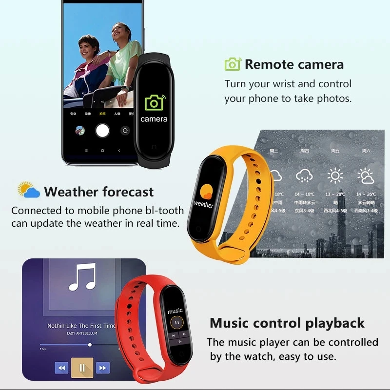 M7 เด็กนาฬิกาสมาร์ทเด็กสมาร์ทเด็กชายหญิงนาฬิกาเด็กกันน้ํากีฬาฟิตเนส Tracker สายรัดข้อมือ Smartwatch สําหรับ Xiaomi