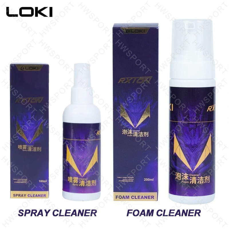 LOKI – nettoyant pour caoutchouc de Tennis de Table, Type mousse, Type Spray, nettoyant pour raquette de Ping-Pong, élimine la saleté et la poussière