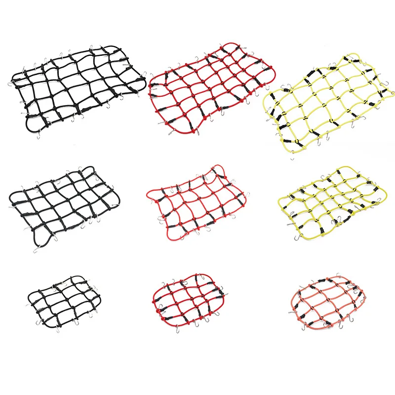 Roof Rack Luggage Net for 1/10 1/12 RC Crawler AXIAL SCX10 MN D90 D110 Traxxas TRX-4 90046 KM2 Accessory and Parts