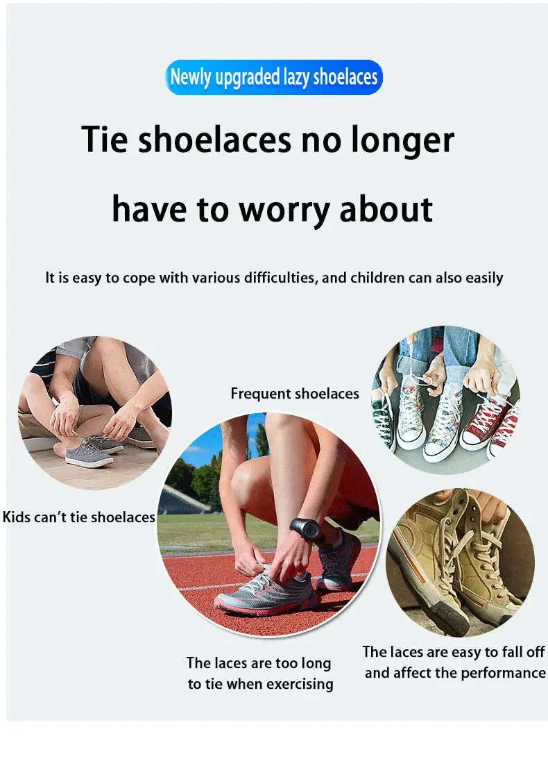 1 paio di lacci magnetici senza cravatta con chiusura in metallo lacci elastici per scarpe scarpe da ginnastica da corsa tennis accessori per lacci pigri