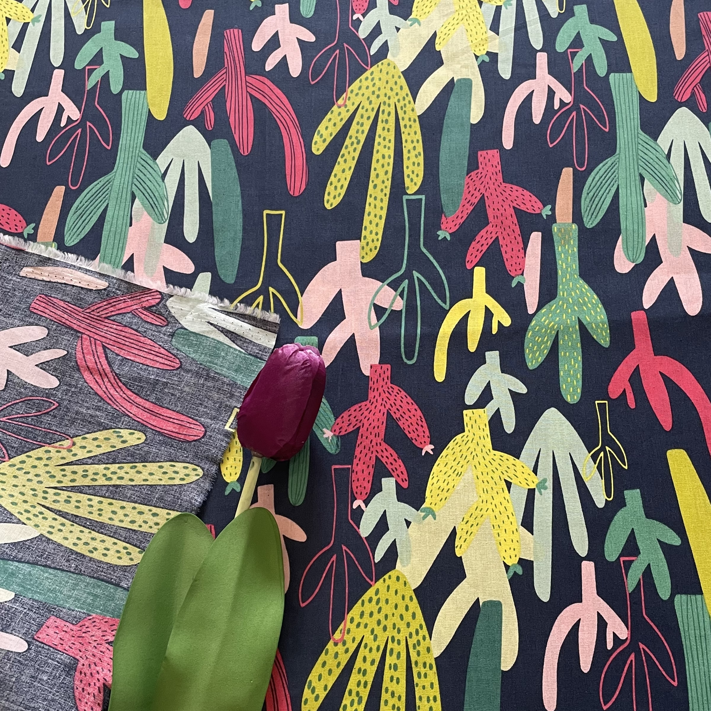 Cacto Impressão Digital 100% Algodão Popeline Tecido De Costura, Roupas Infantis DIY, Casa Decore Fazendo Vestido De Bebê, 145x50cm