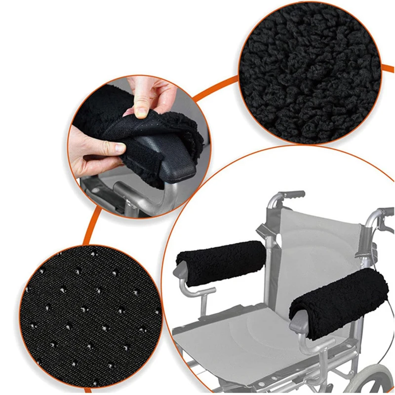 2pcs Armrest Cushion สําหรับ Office เก้าอี้รถเข็นแขนครอบคลุม Office เก้าอี้ Armrest Cushion Walker Handle Pads