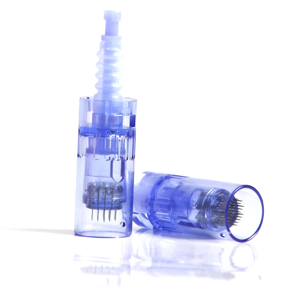 5/10/100/500 stücke DermaPen Nadel Patrone Hautpflege 9/12/24/36/42 Nano Spitze Micro-nadel Patrone Für N2 M5 M7 MYM E30 Derma Stift