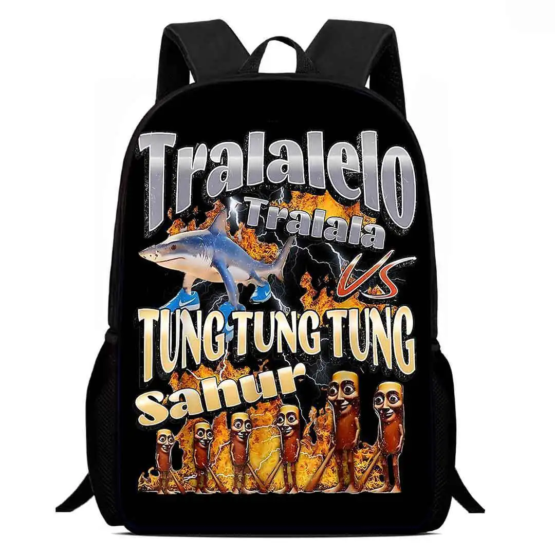ร้อนขายกระเป๋าเป้สะพายหลังเด็ก, tung tung sahur & tralala การ์ตูนกระเป๋าเป้สะพายหลังโรงเรียนประถมศึกษา, กระเป๋าเป้สะพายหลัง