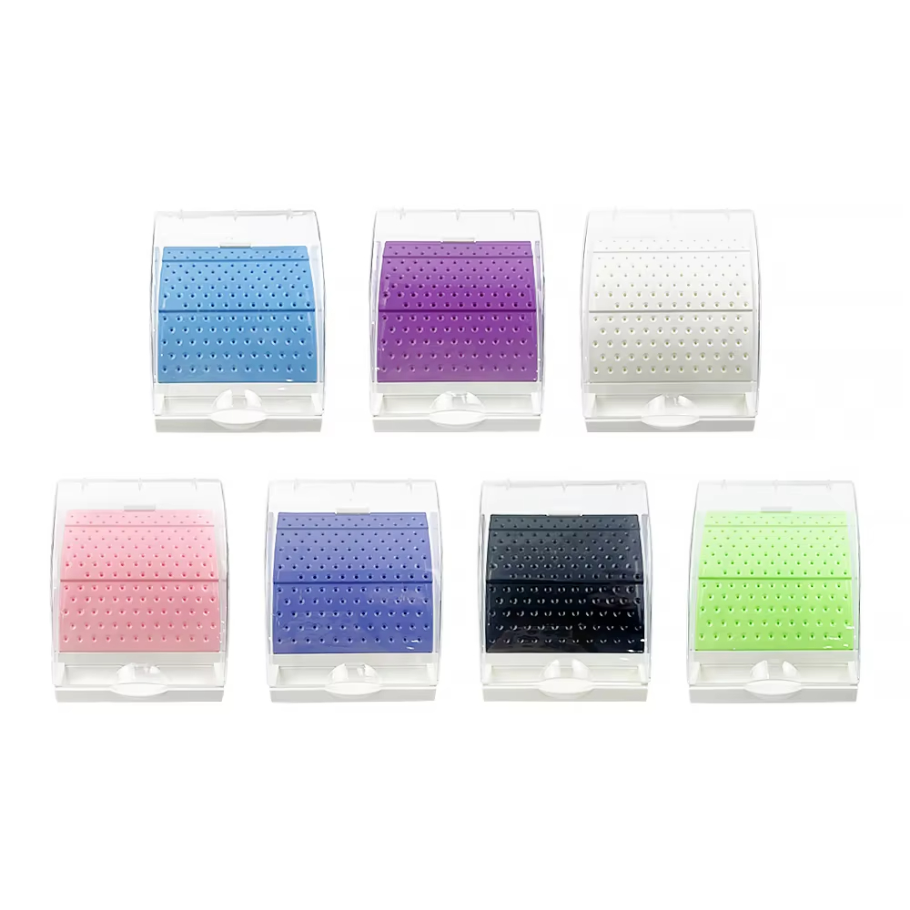 142 Löcher Dental Burs Box Autoklav Sterilisator Zahnarzt Werkzeuge Bohrer Fall Desinfektion Halter Kunststoff Zahnmedizin Instrument Halter
