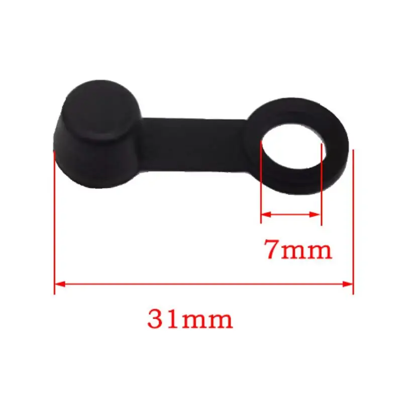 10 Stücke Motorrad Staubkappe Bremse Entlüftungsnippel Abdeckung Schraubkappe Bremssattel Abdeckung Gummi Motorrad Motorrad