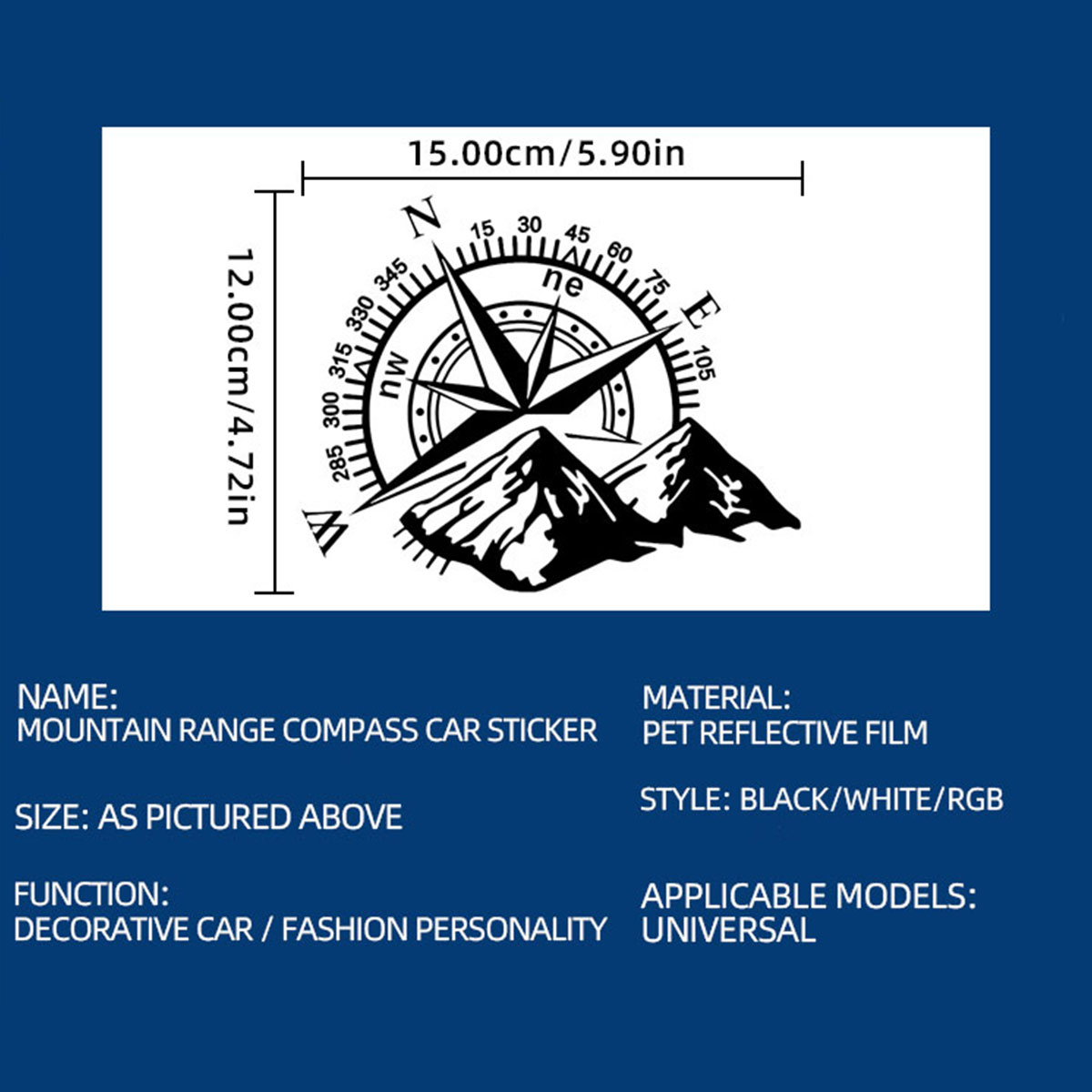1pc Motorrad Aufkleber Aufkleber für LKW Moto Club Körper Dekor Aufkleber Auto Aufkleber Wohnmobil Autozubehör