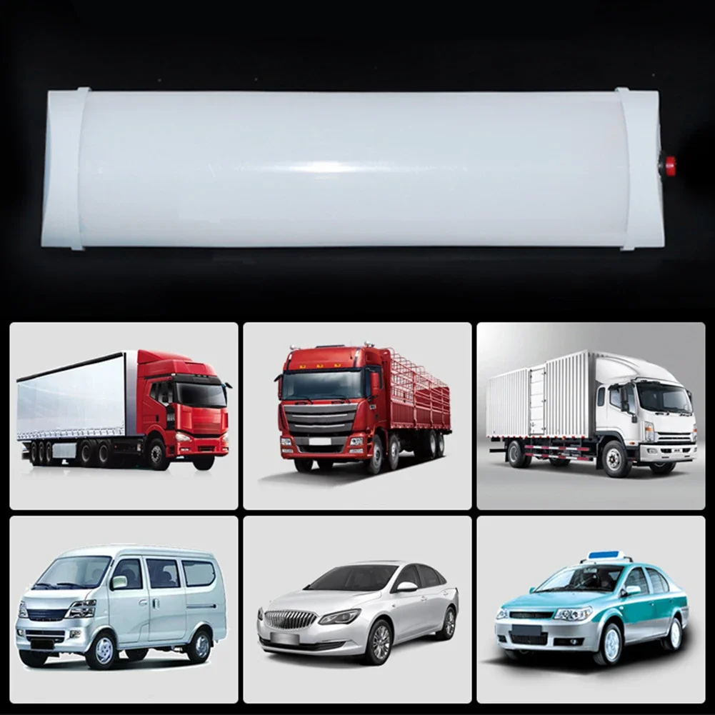 72LED 12V-80V LED Ceiling Light RV Interior Trailer Boat Cargo Camper Lamp Camping Light Task Lamp 28x7x2.2cm Universal Parts