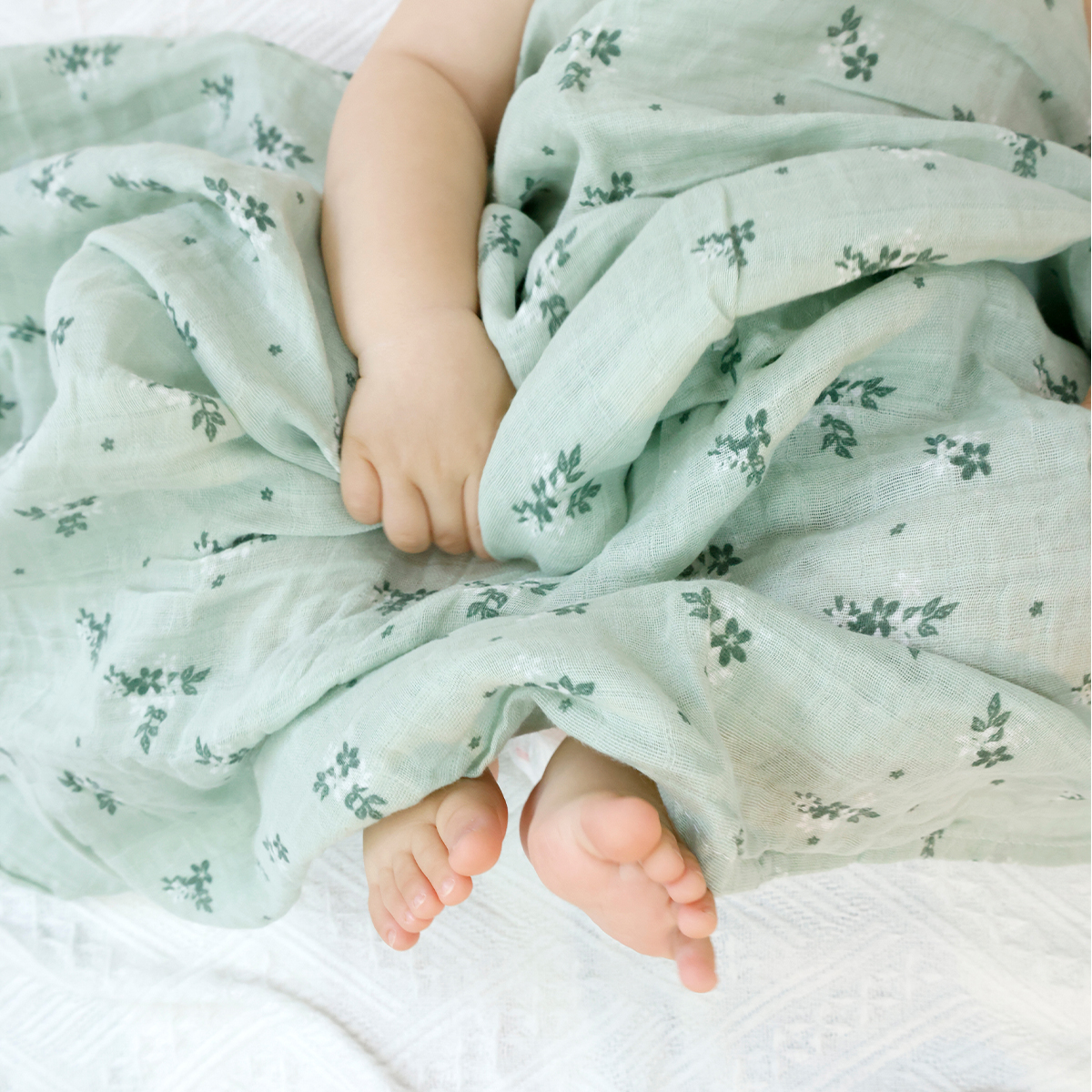 HappyFlute bébé mousseline Swaddle 100% coton été doux mignon imprimé bébé couverture 120*110 CM