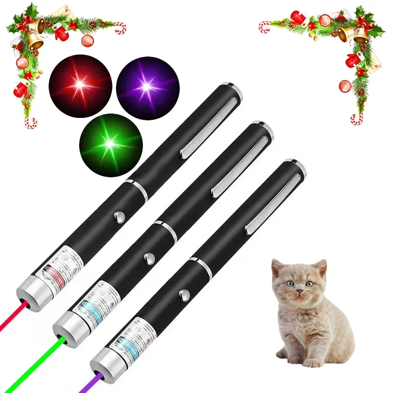 2-in-1 Mini-Laserpointer, LED-Taschenlampe für Haustiere, Kratzspielzeug für Haustiere und Katzen, Weihnachtsgeschenke