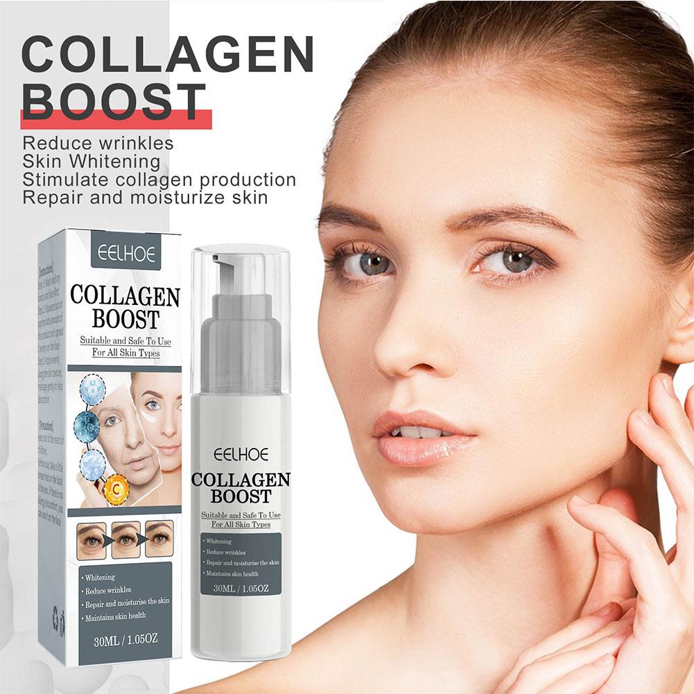 Crema antiarrugas de colágeno recombinado dorado hidrata la piel, reduce las líneas finas, hidrata y suaviza la piel 30 ml/50 g