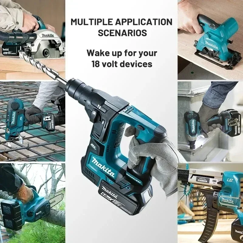100% Original Makita battery,18V 6.0Ah rechargeable battery, replacing Makita BL1830B L1840B L1850B L1860B,power tool battery